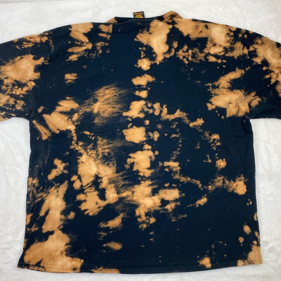The Lion King Mens Tee Broadway Musical 2XL Black Bleach Tie Dye Custom Disney - Picture 5 of 6